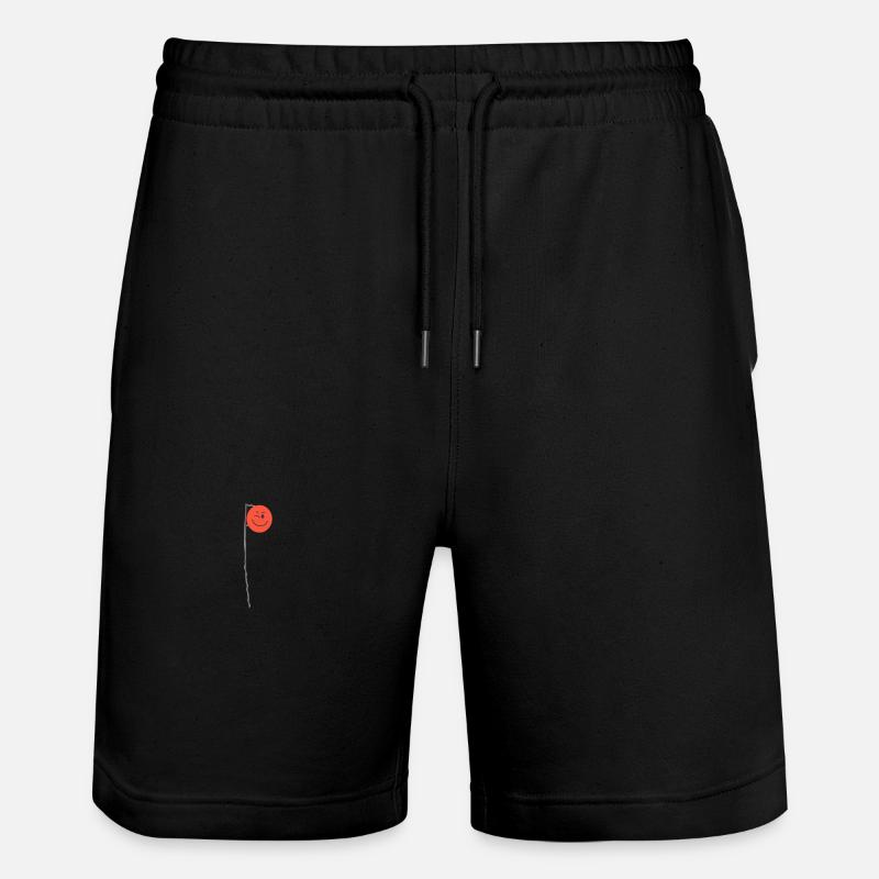 Fröhlicher Ballon Smile - Stanley/Stella Unisex Bio Joggingshorts Trainer  - Schwarz