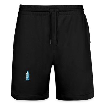 Bouteille d’eau Polygon - Short de jogging bio TRAINER Stanley/Stella unisexe - noir - Devant - Nik (191cm) & Marisol (170cm)