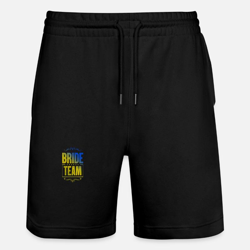 Équipage de la mariée - Short de jogging bio TRAINER Stanley/Stella unisexe - noir