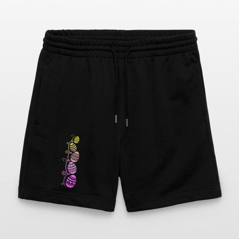 Colorful Easter eggs for Easter Stanley/Stella Trainer Unisex Organic Jogging Shorts