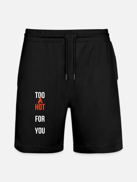 TROP CHAUD POUR VOUS - Short de jogging bio TRAINER Stanley/Stella unisexe - noir