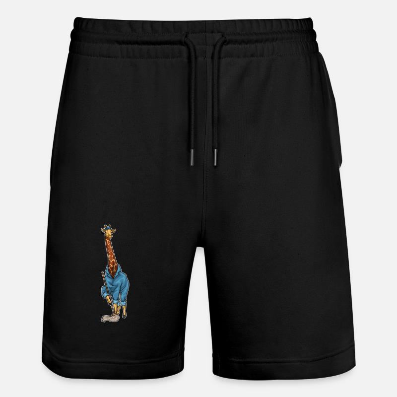 Vadrouille nettoyante girafe - Short de jogging bio TRAINER Stanley/Stella unisexe - noir