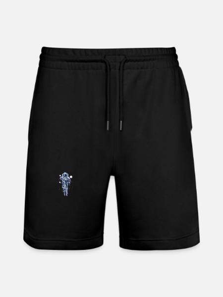 Fahrrad - Stanley/Stella Unisex Bio Joggingshorts Trainer - Schwarz