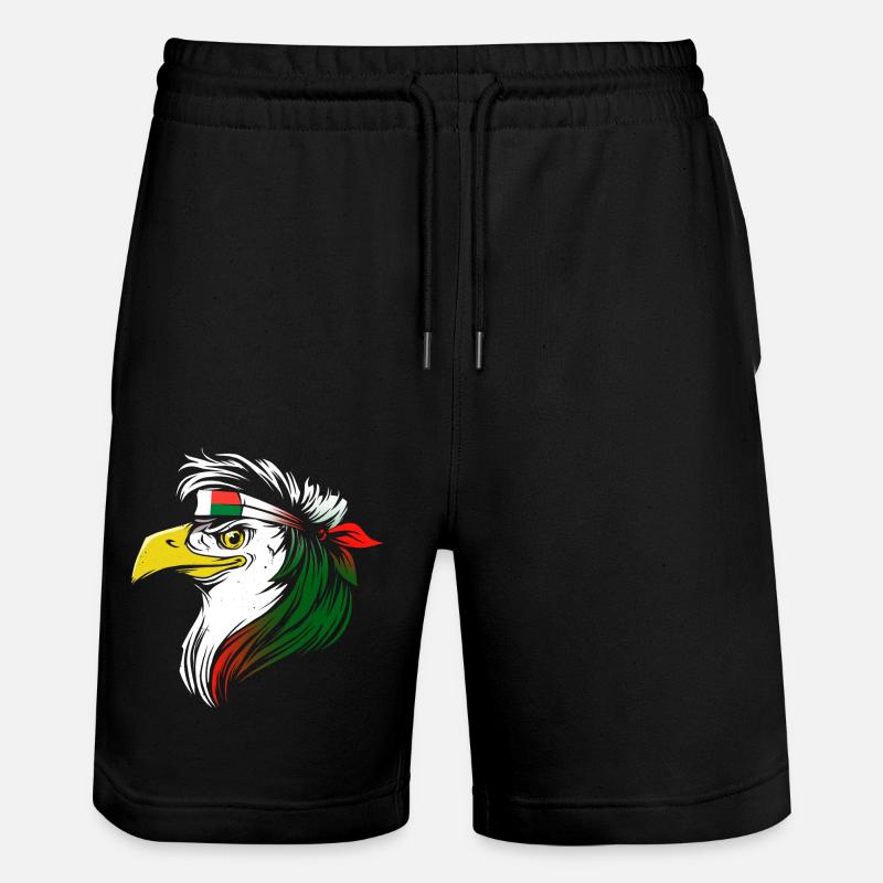 Madagaskar - Stanley/Stella Unisex Bio Joggingshorts Trainer  - Schwarz