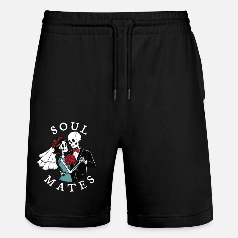 Âmes sœurs - Short de jogging bio TRAINER Stanley/Stella unisexe - noir