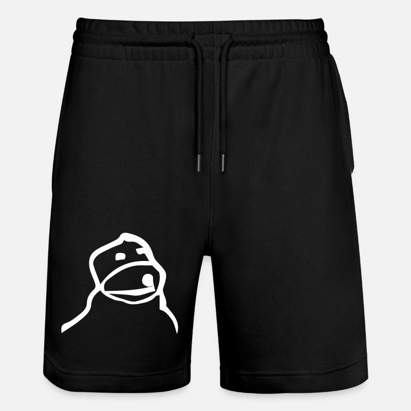flat eric - design - Short de jogging bio TRAINER Stanley/Stella unisexe - noir