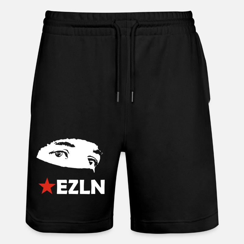 EZLN - Stanley/Stella Unisex Bio Joggingshorts Trainer  - Schwarz