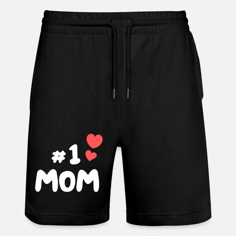 # 1 MAMAN - Short de jogging bio TRAINER Stanley/Stella unisexe - noir