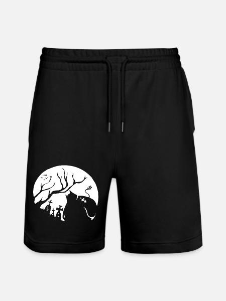 Silhouette d’animal nocturne - Short de jogging bio TRAINER Stanley/Stella unisexe - noir