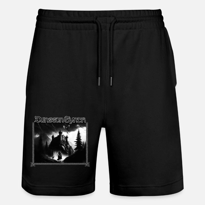 Dungeon Synth - Stanley/Stella Unisex Bio Joggingshorts Trainer  - Schwarz