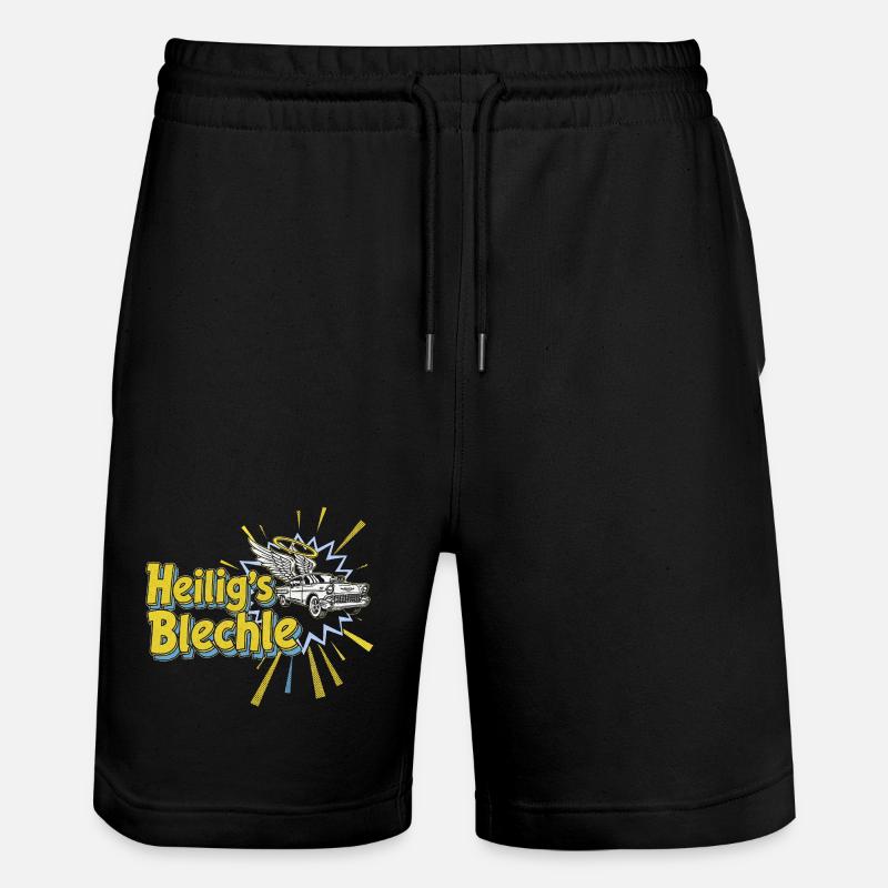 Heiligs Bleche Auto Heiligenschein - Short de jogging bio TRAINER Stanley/Stella unisexe - noir
