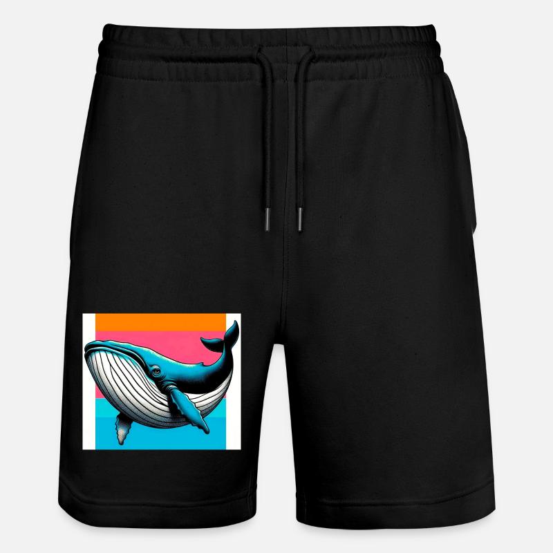 Wal - Stanley/Stella Unisex Bio Joggingshorts Trainer  - Schwarz