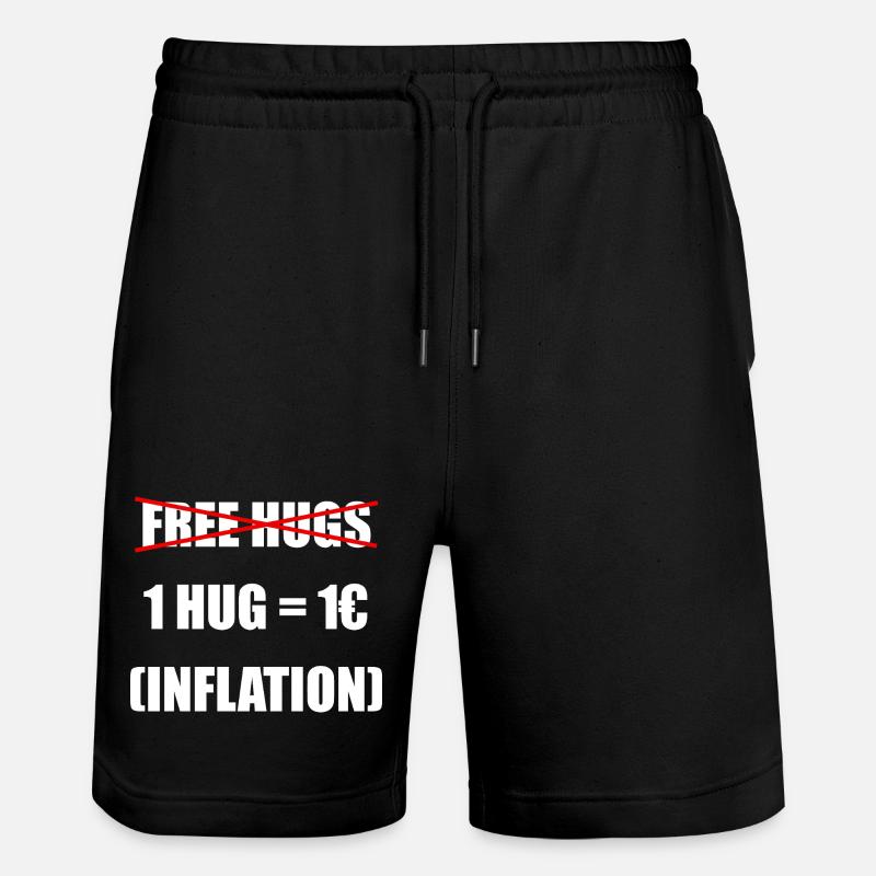 Câlins gratuits - Ajustés à l’inflation - Short de jogging bio TRAINER Stanley/Stella unisexe - noir
