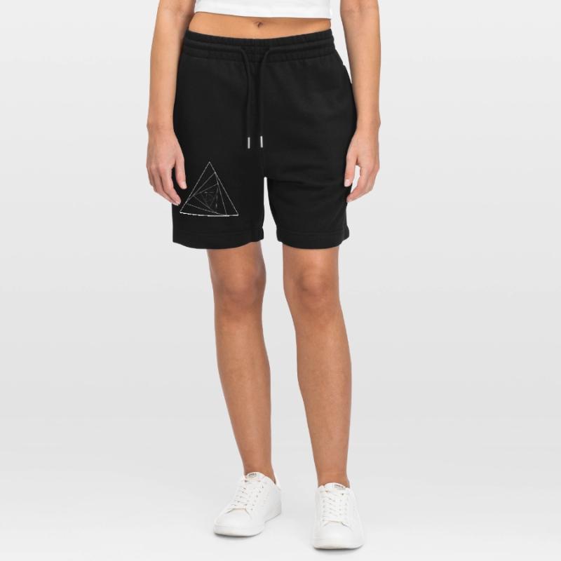 Triangular triangle Stanley/Stella Trainer Unisex Organic Jogging Shorts
