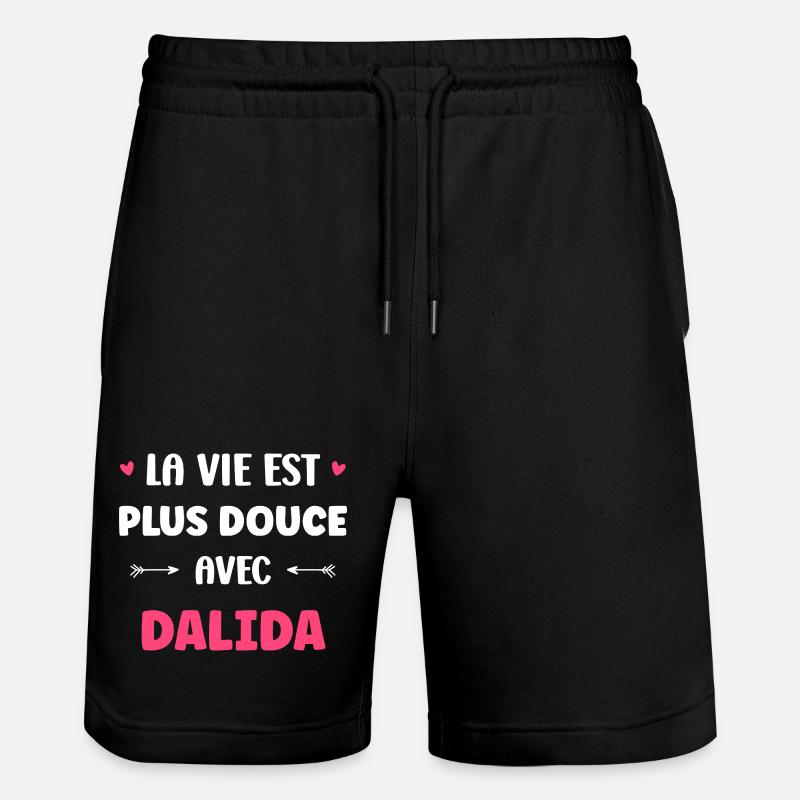 Dalida - Stanley/Stella Unisex Bio Joggingshorts Trainer  - Schwarz