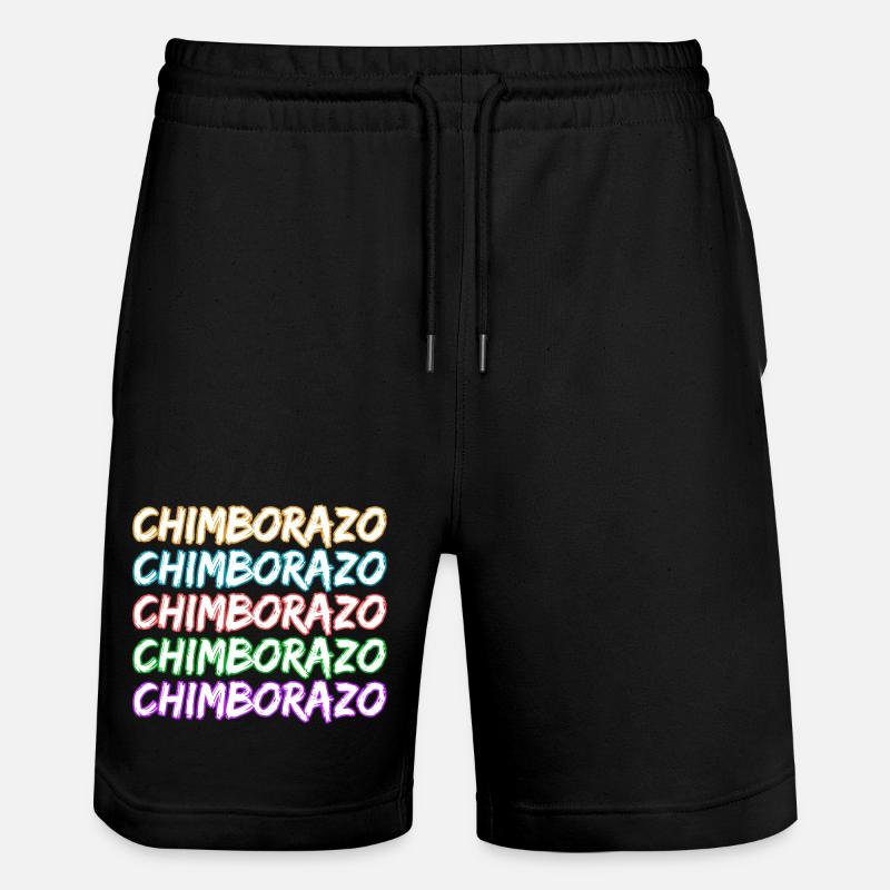 Klettern Chimborazo - Stanley/Stella Unisex Bio Joggingshorts Trainer  - Schwarz