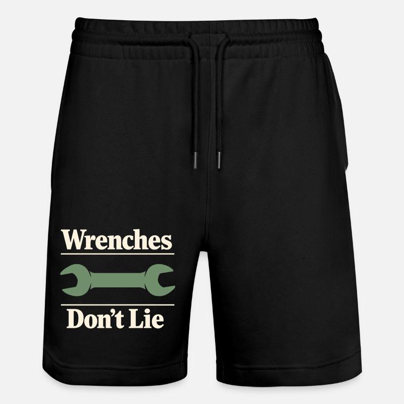 Traktormechaniker Dieselreparatur Tech - Stanley/Stella Unisex Bio Joggingshorts Trainer  - Schwarz