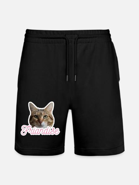Missty friandise - Short de jogging bio TRAINER Stanley/Stella unisexe - noir