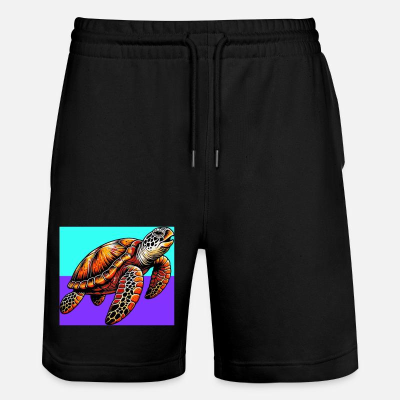 tortue - Short de jogging bio TRAINER Stanley/Stella unisexe - noir
