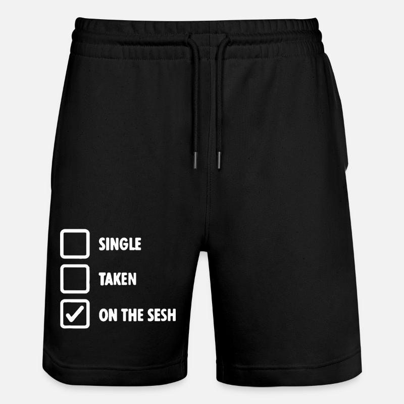 Auf dem Sesh-Status-Tee - Stanley/Stella Unisex Bio Joggingshorts Trainer - Schwarz
