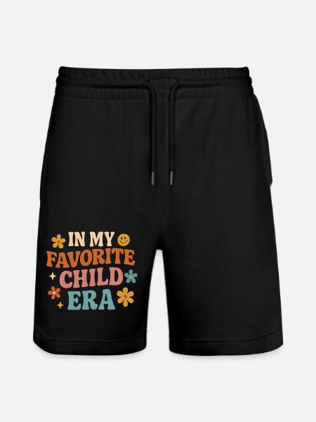 I min yndlings børneepoke-datterfamilier-humor - Stanley/Stella Trainer økologiske unisex joggingshorts - sort