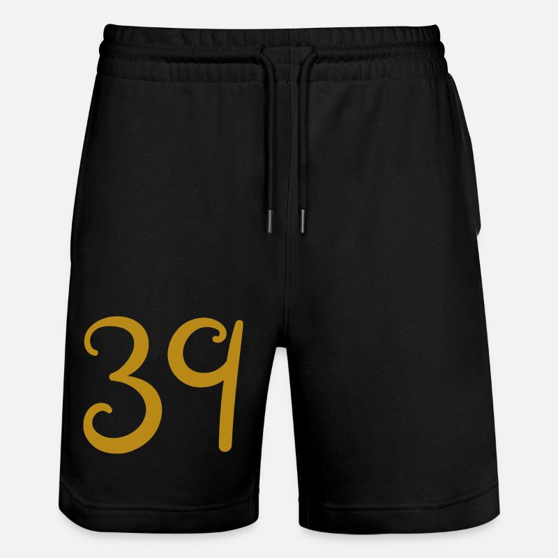 39 - Stanley/Stella Unisex Bio Joggingshorts Trainer - Schwarz