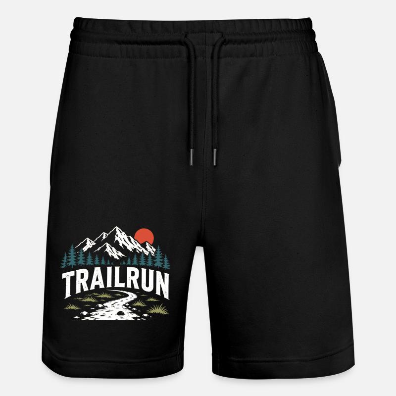 Course sur sentier - Short de jogging bio TRAINER Stanley/Stella unisexe - noir