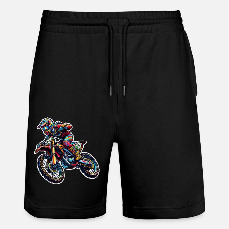 Motocross - Short de jogging bio TRAINER Stanley/Stella unisexe - noir