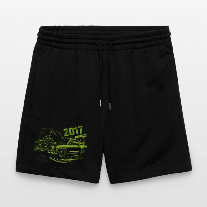 2017 Geburtstag Oldtimer Modell 2017 Vintage 2017 Stanley/Stella Unisex Bio Joggingshorts Trainer 