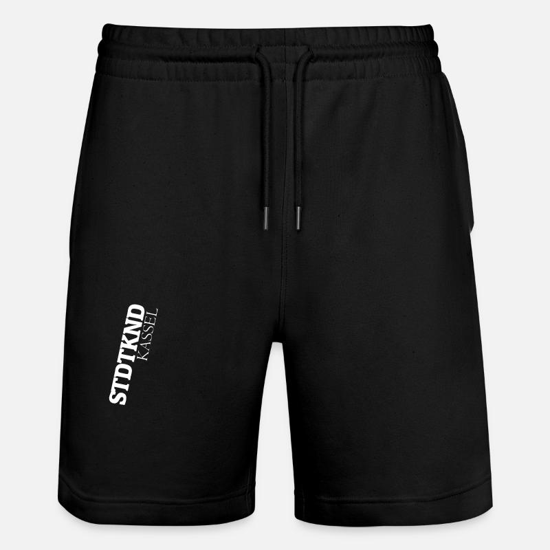 Stdtknd Kassel (Stadtkind Kassel) - Stanley/Stella Unisex Bio Joggingshorts Trainer  - Schwarz