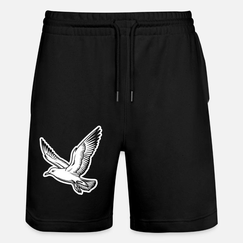 Mouette - Short de jogging bio TRAINER Stanley/Stella unisexe - noir