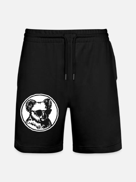 Koala - Short de jogging bio TRAINER Stanley/Stella unisexe - noir