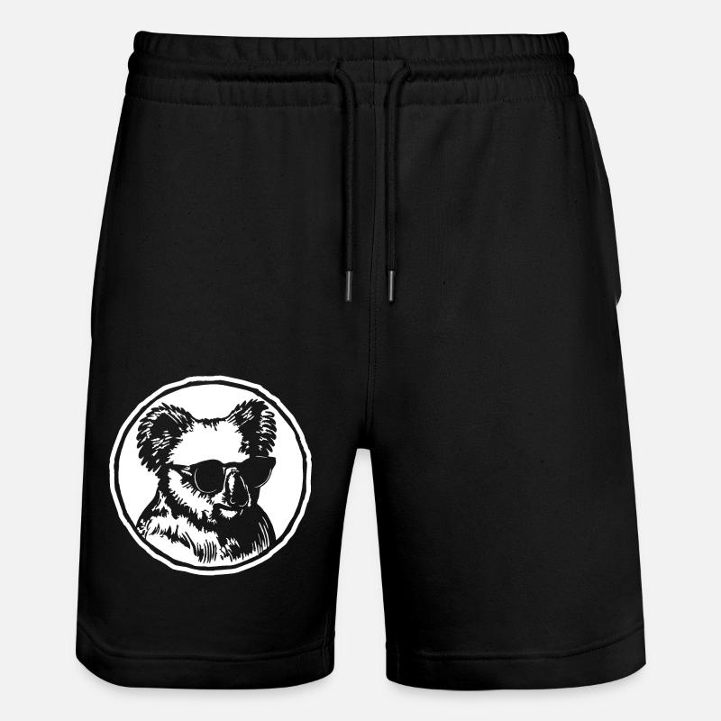 Koala - Short de jogging bio TRAINER Stanley/Stella unisexe - noir