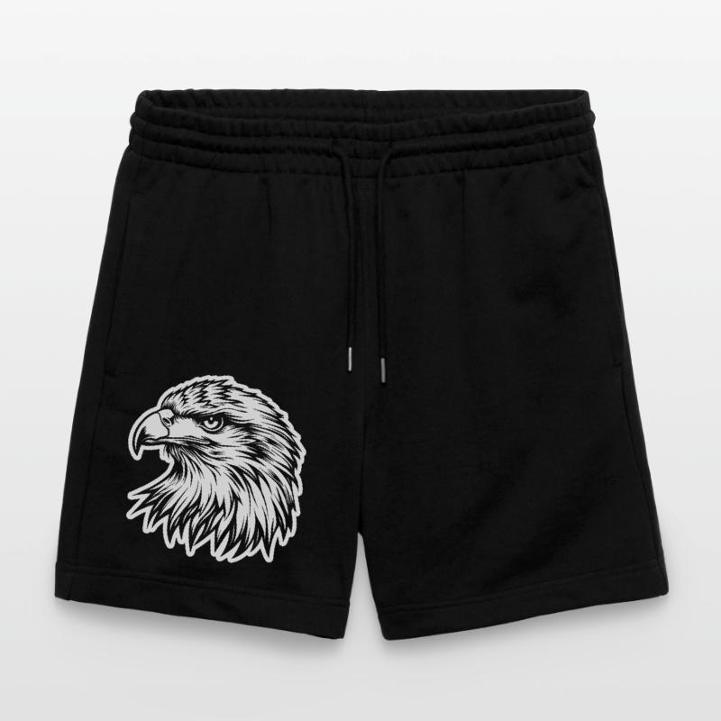Eagle Eagle Head Stanley/Stella Trainer Unisex Organic Jogging Shorts
