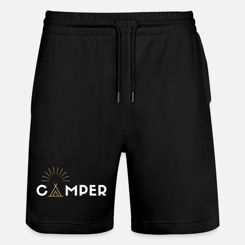 CAMPER - Stanley/Stella Unisex Bio Joggingshorts Trainer  - Schwarz