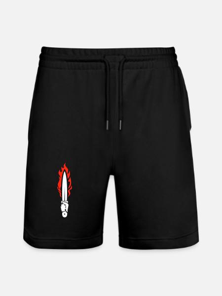 DIC DIR DAC - Short de jogging bio TRAINER Stanley/Stella unisexe - noir