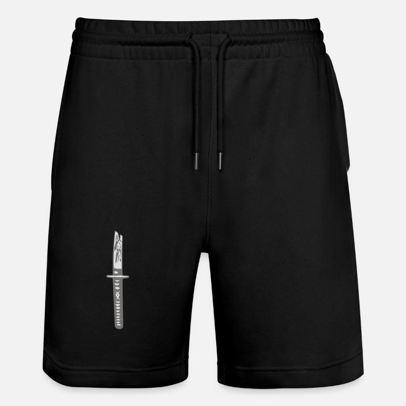 Katana Klinge - Stanley/Stella Unisex Bio Joggingshorts Trainer  - Schwarz