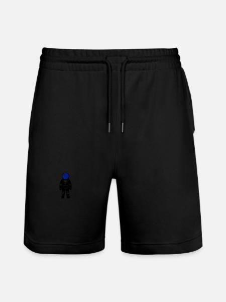 Astronaut - Stanley/Stella Trainer Unisex Organic Jogging Shorts - black