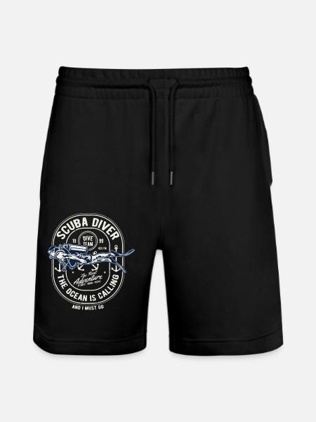 Wassersport - Stanley/Stella Unisex Bio Joggingshorts Trainer  - Schwarz