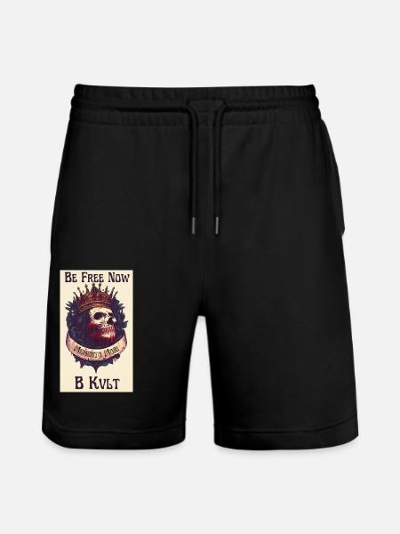 Memento Mori - Stanley/Stella Trainer Unisex Organic Jogging Shorts - black