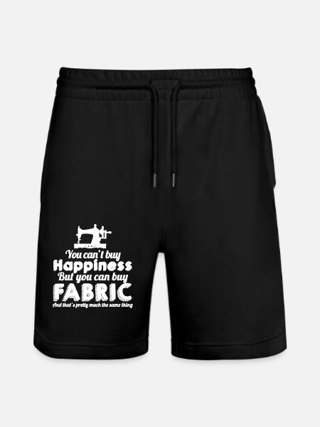 Quilting We Have Fabric - Stanley/Stella Trainer Unisex Organic Jogging Shorts - black