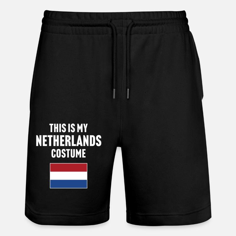 Ce costume de mes Pays-Bas - Short de jogging bio TRAINER Stanley/Stella unisexe - noir