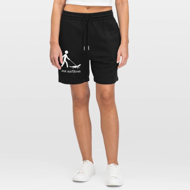 EXE Run Admin Computer Scientist Programmer Stanley/Stella Trainer Unisex Organic Jogging Shorts