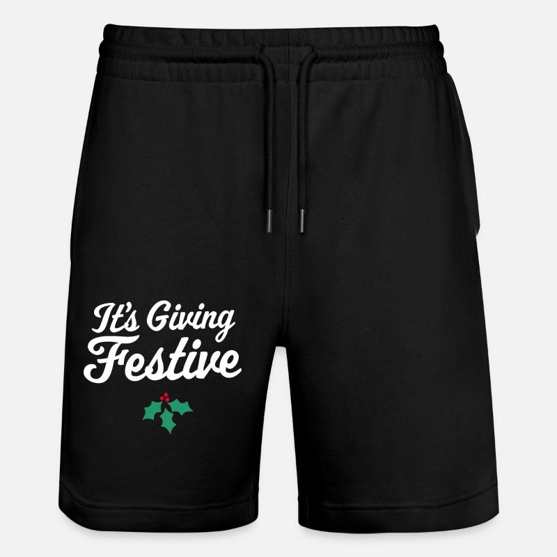 C’est donner des festivités - Short de jogging bio TRAINER Stanley/Stella unisexe - noir