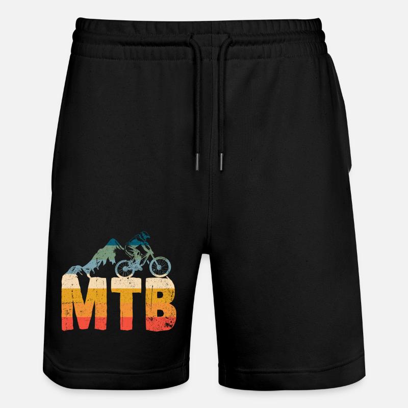 MTB Summit Gradient Rider - Stanley/Stella Trainer Unisex Organic Jogging Shorts - black