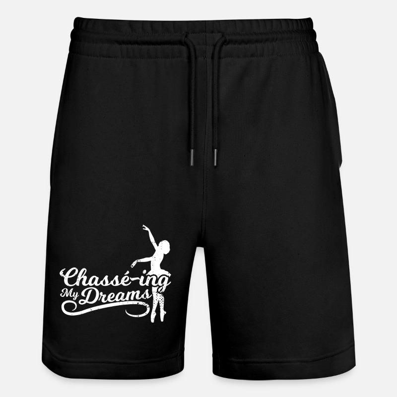 Ballett Motivation - Stanley/Stella Unisex Bio Joggingshorts Trainer  - Schwarz