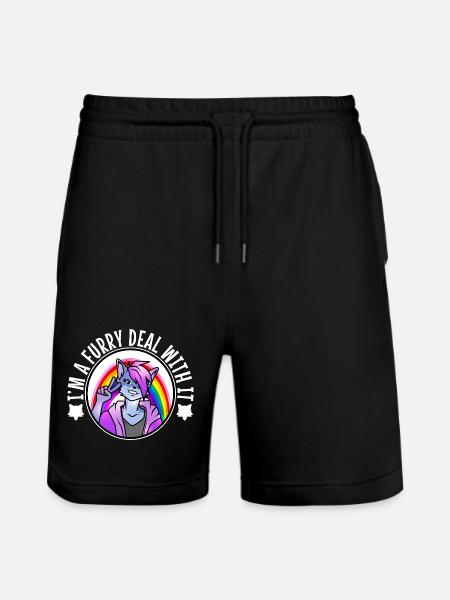 Je suis un plâtre avec ça - Short de jogging bio TRAINER Stanley/Stella unisexe - noir