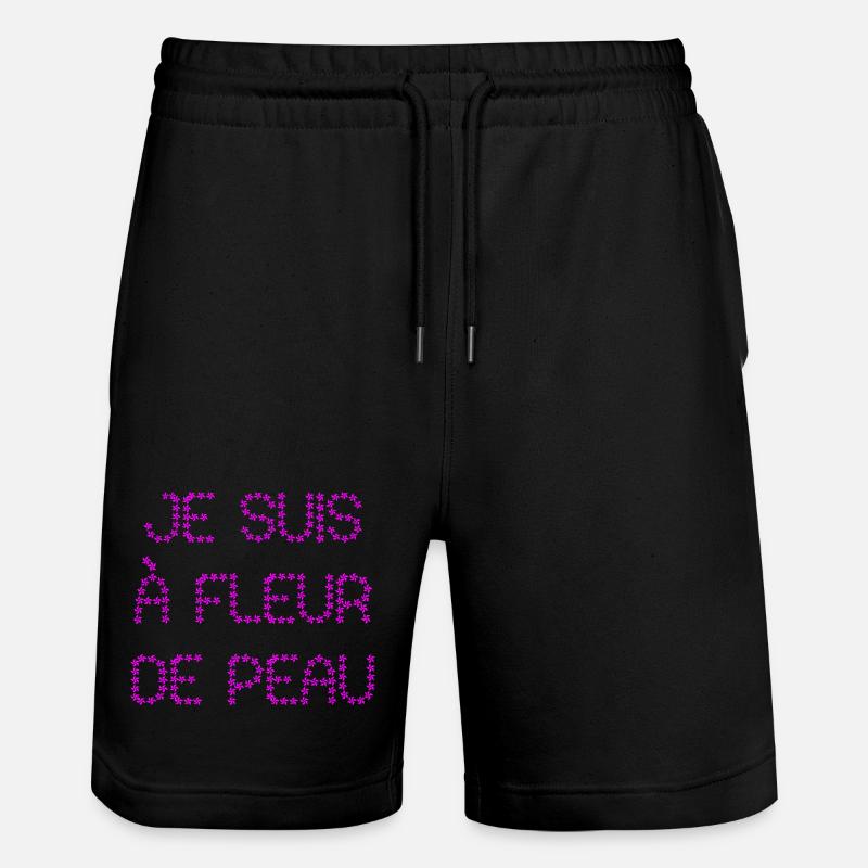 ICH BIN GERADE! - Stanley/Stella Unisex Bio Joggingshorts Trainer  - Schwarz