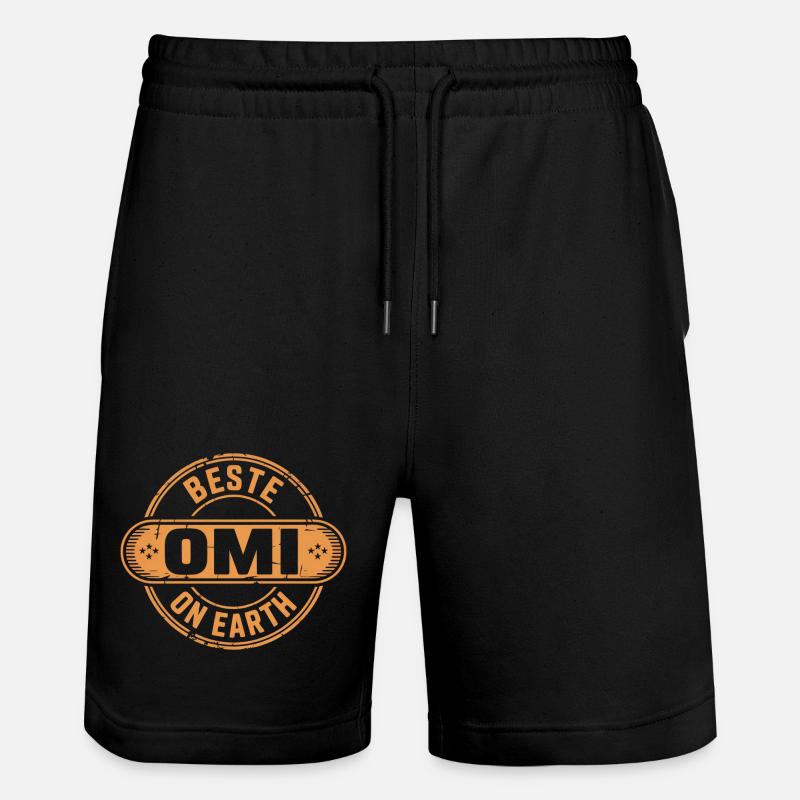 Meilleur cadeau de grand-mère - Short de jogging bio TRAINER Stanley/Stella unisexe - noir