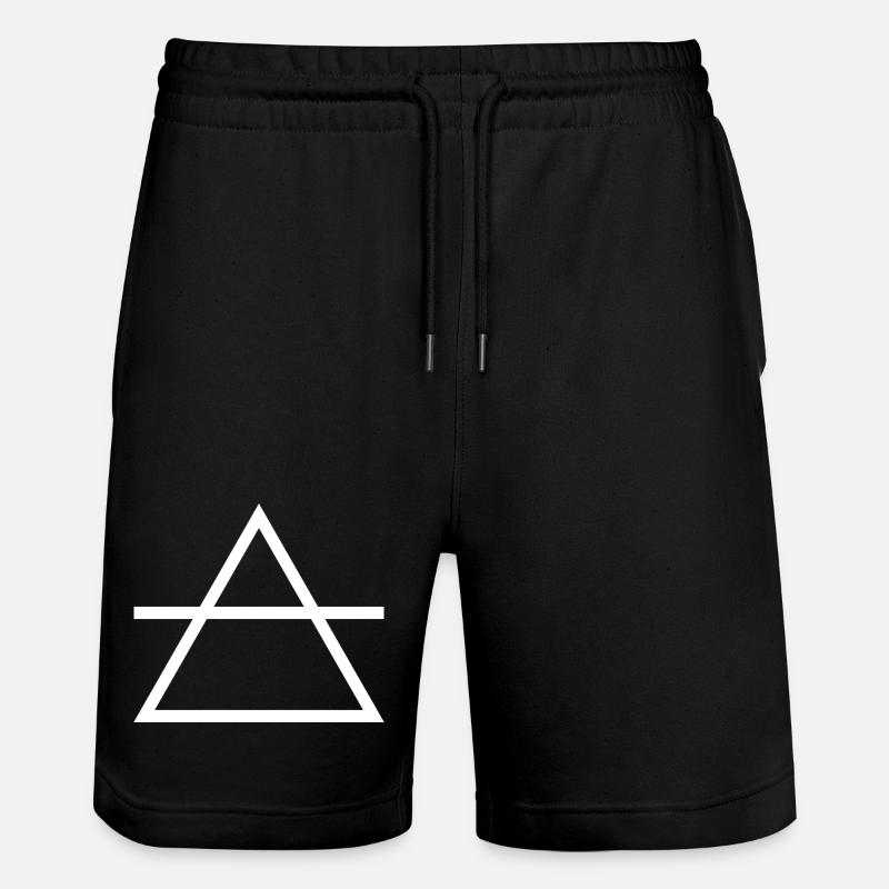 Symbole d’Alchimie de l’Air - Short de jogging bio TRAINER Stanley/Stella unisexe - noir
